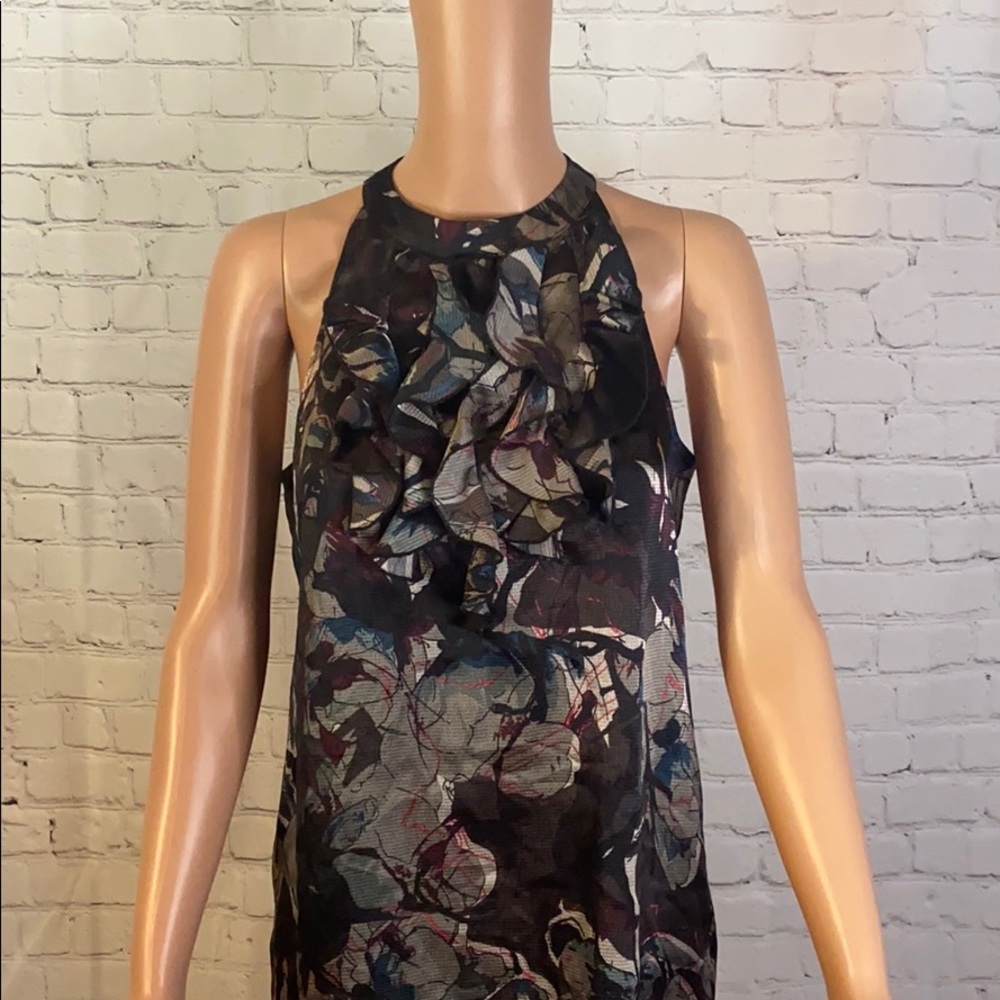 THE LIMITED floral WORK SHIRT size medium